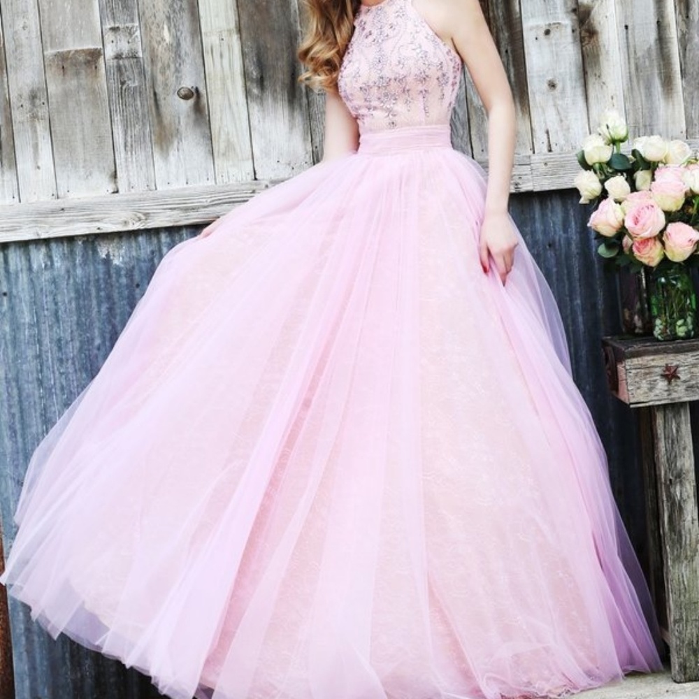 Sherri Hill 32218 Dress Pink Size 10